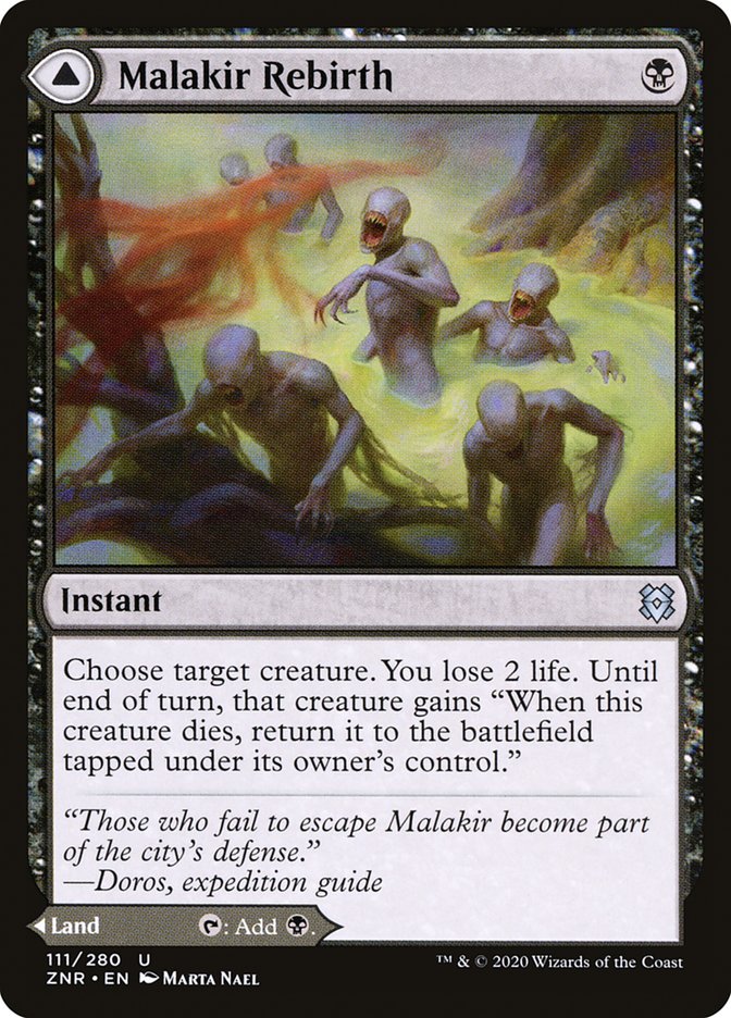 Malakir Rebirth // Malakir Mire [Zendikar Rising] | Pegasus Games WI