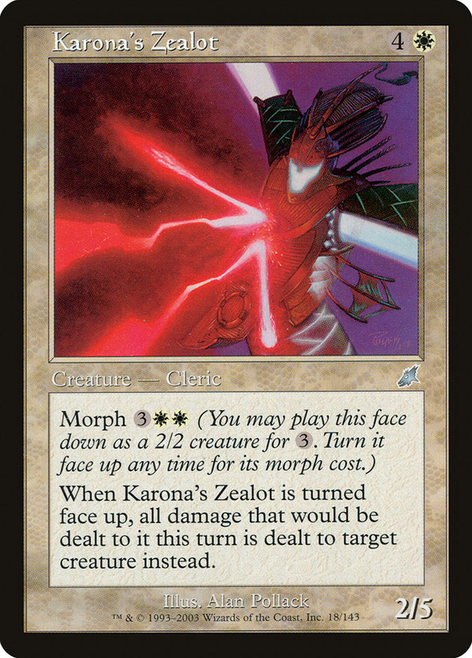 Karona's Zealot [Scourge] | Pegasus Games WI
