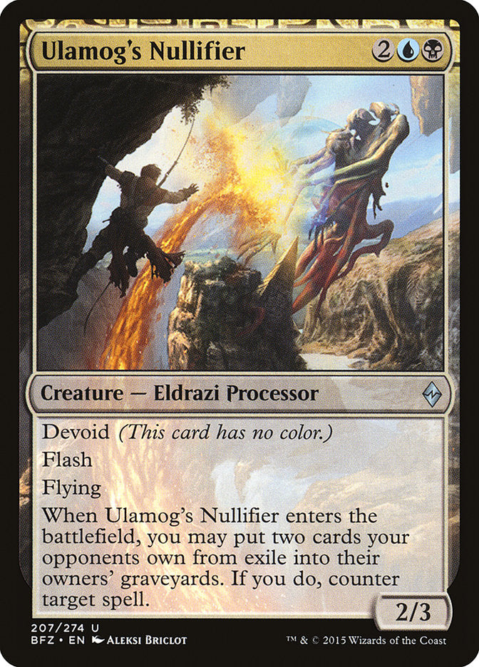 Ulamog's Nullifier [Battle for Zendikar] | Pegasus Games WI