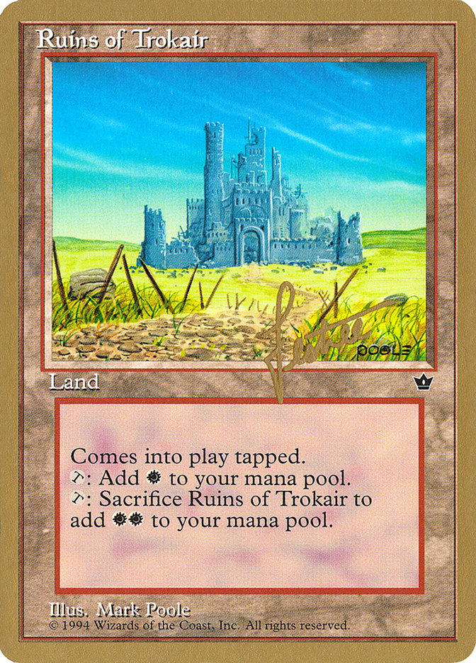 Ruins of Trokair (Bertrand Lestree) [Pro Tour Collector Set] | Pegasus Games WI