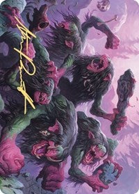 Hagi Mob Art Card (Gold-Stamped Signature) [Kaldheim Art Series] | Pegasus Games WI