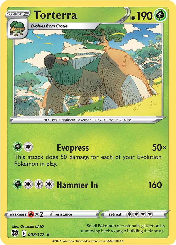 Torterra (008/172) [Sword & Shield: Brilliant Stars] | Pegasus Games WI