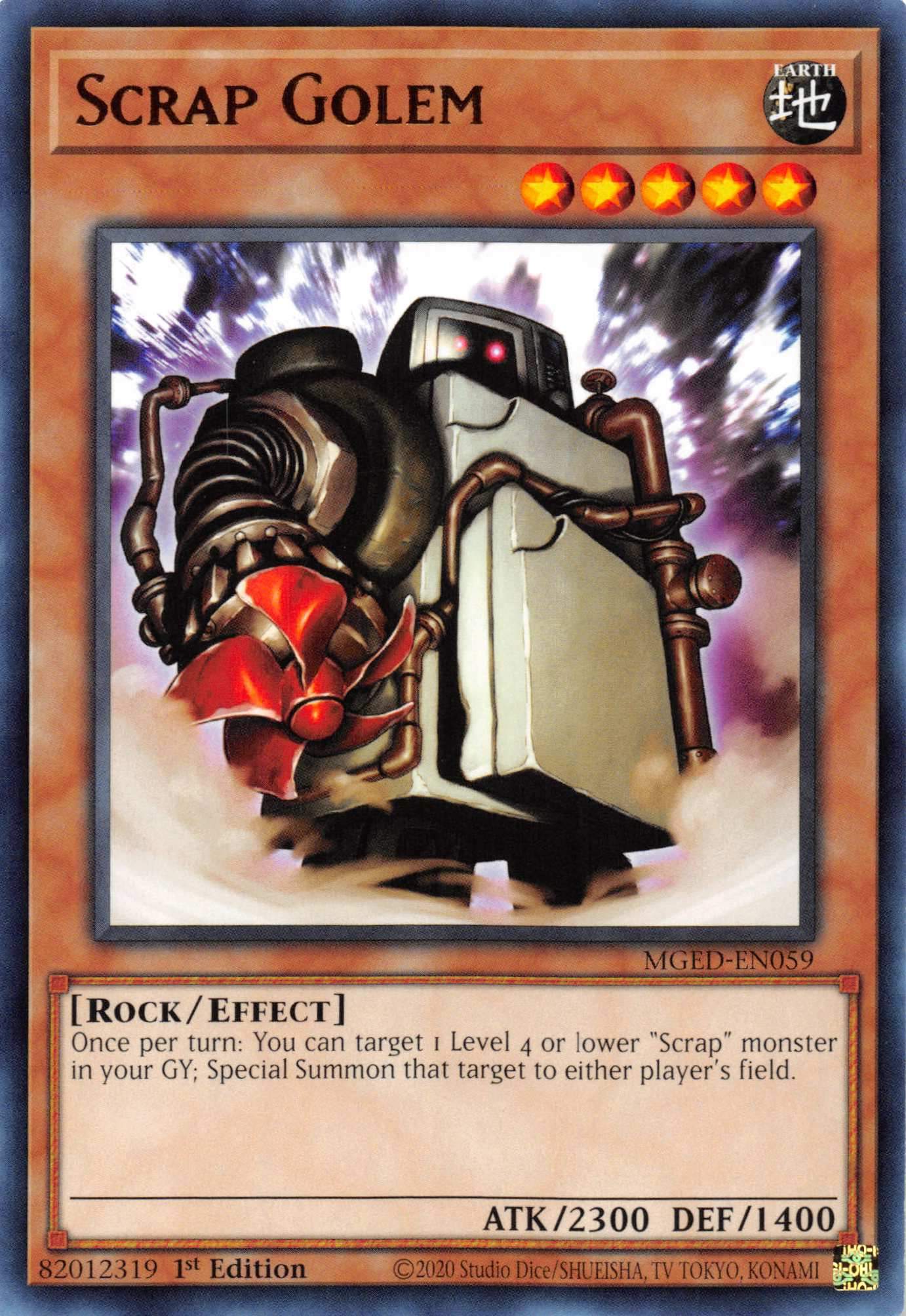 Scrap Golem [MGED-EN059] Rare | Pegasus Games WI