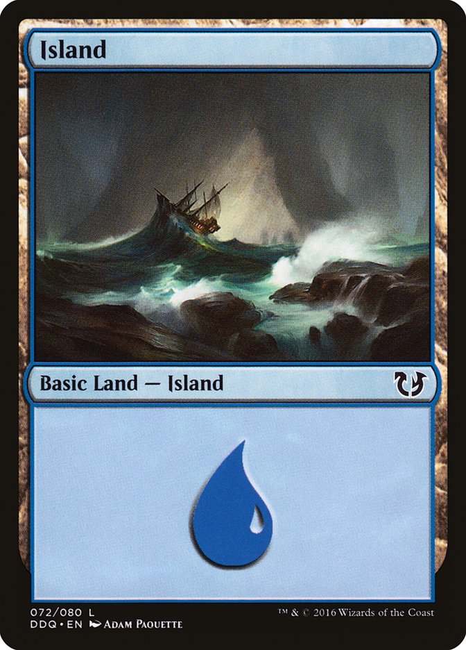 Island (72) [Duel Decks: Blessed vs. Cursed] | Pegasus Games WI