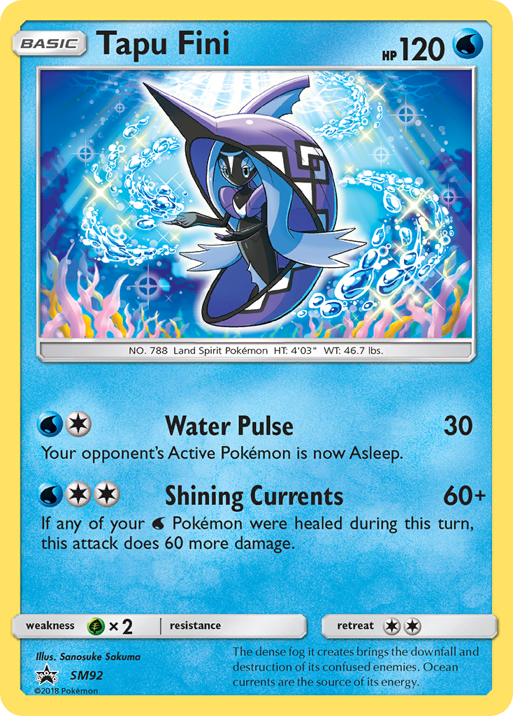 Tapu Fini (SM92) [Sun & Moon: Black Star Promos] | Pegasus Games WI