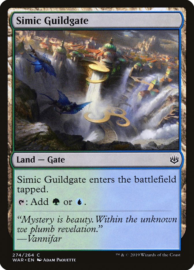 Simic Guildgate [War of the Spark] | Pegasus Games WI