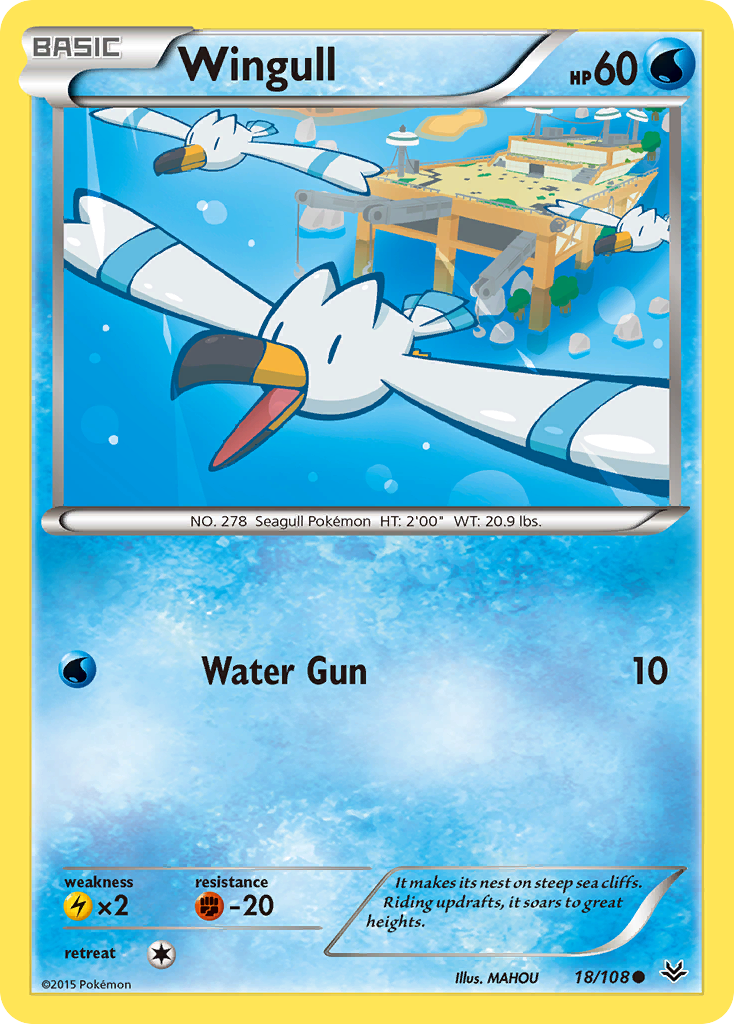 Wingull (18/108) [XY: Roaring Skies] | Pegasus Games WI