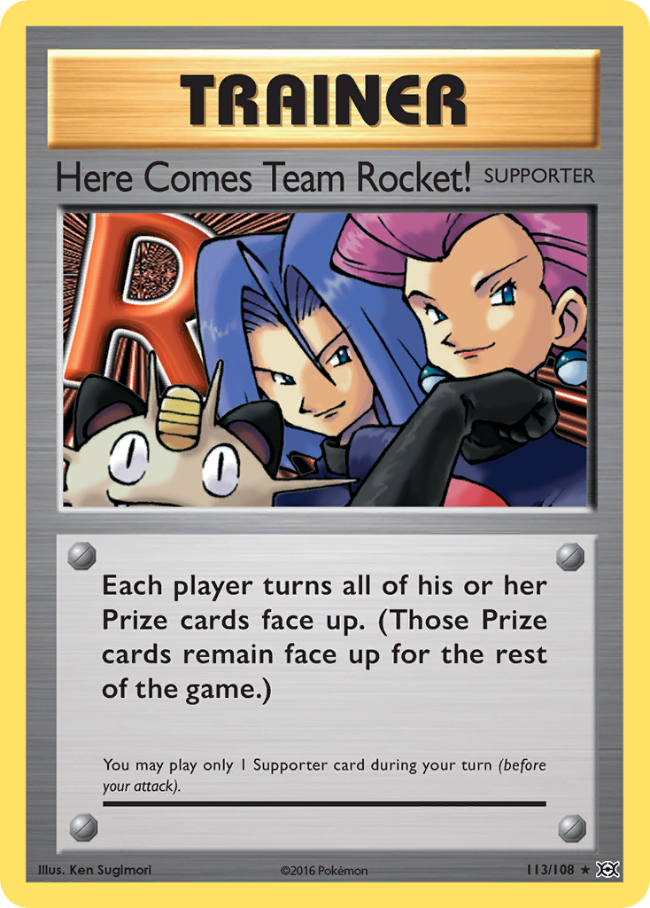 Here Comes Team Rocket! (113/108) [XY: Evolutions] | Pegasus Games WI