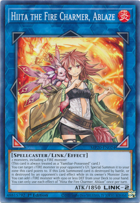 Hiita the Fire Charmer, Ablaze [MP20-EN024] Common | Pegasus Games WI