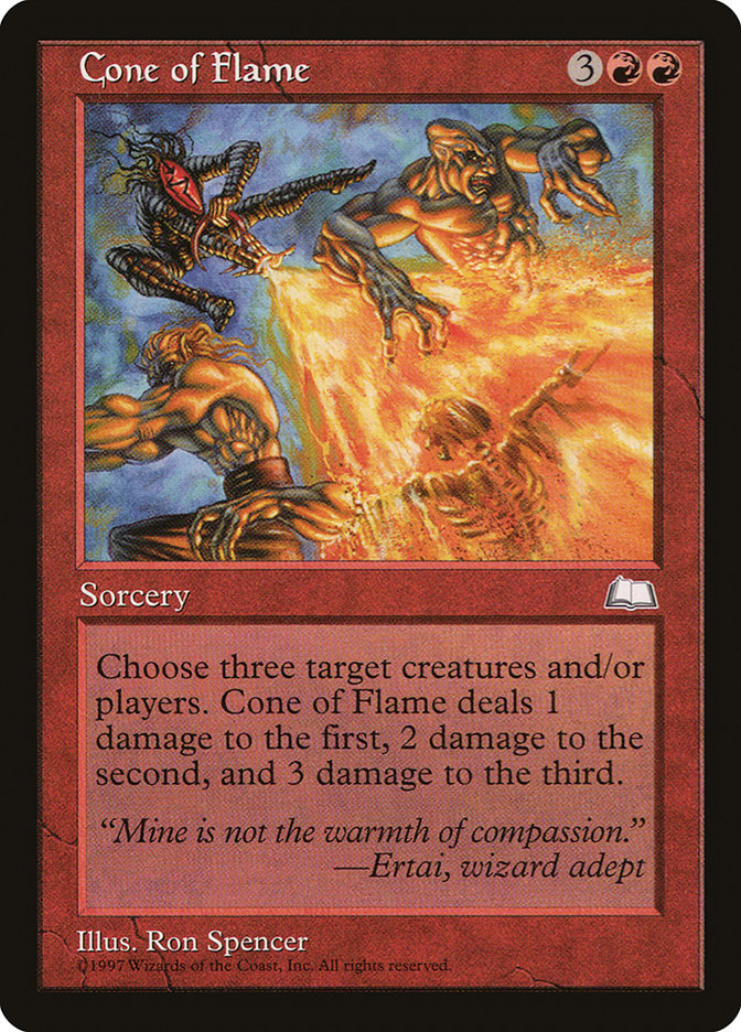 Cone of Flame [Weatherlight] | Pegasus Games WI