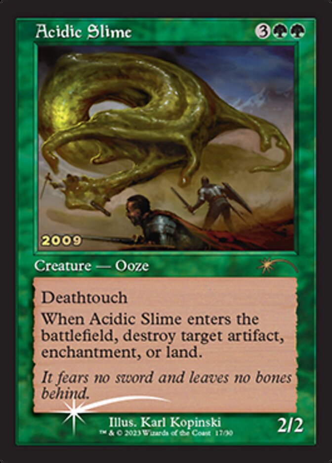 Acidic Slime [30th Anniversary Promos] | Pegasus Games WI