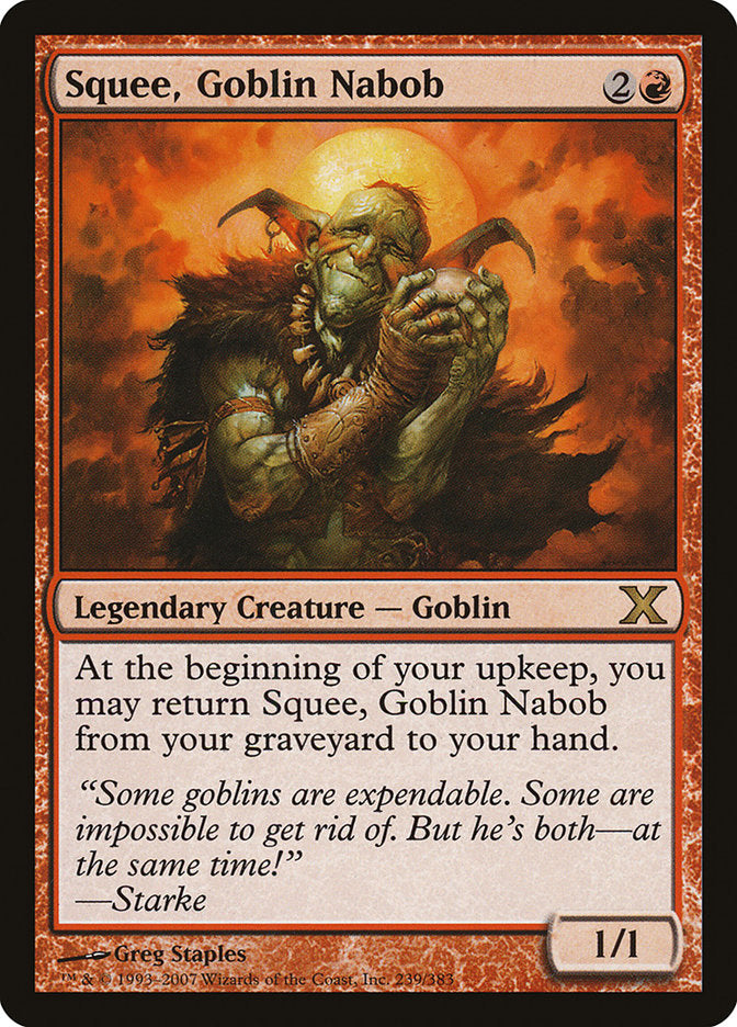 Squee, Goblin Nabob [Tenth Edition] | Pegasus Games WI