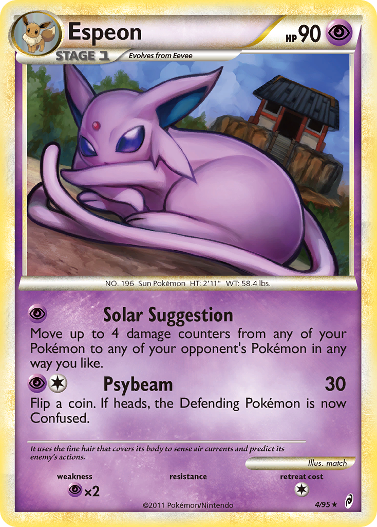 Espeon (4/95) [HeartGold & SoulSilver: Call of Legends] | Pegasus Games WI