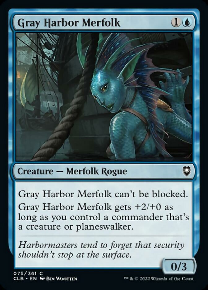 Gray Harbor Merfolk [Commander Legends: Battle for Baldur's Gate] | Pegasus Games WI