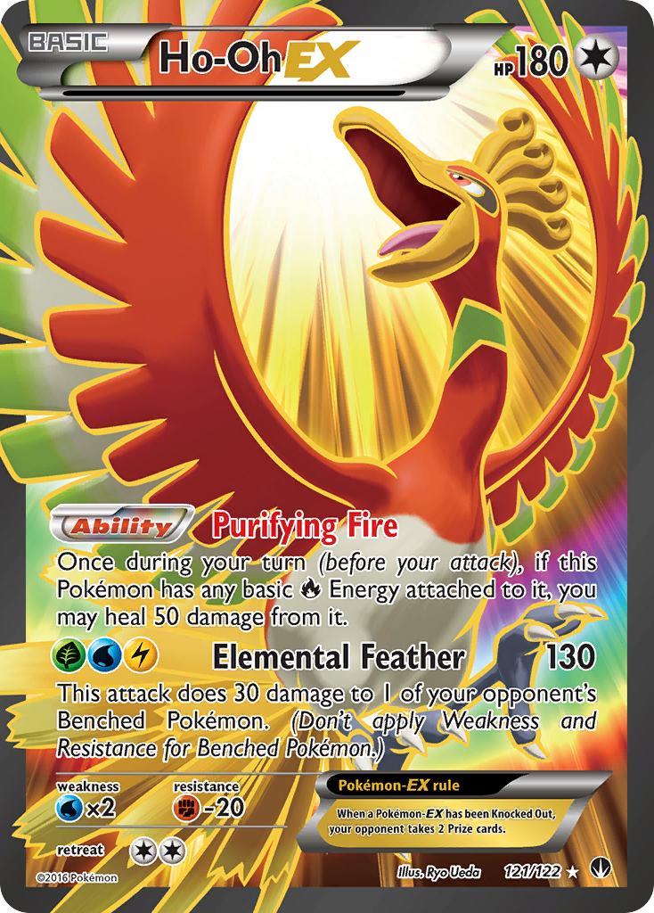 Ho-Oh EX (121/122) [XY: BREAKpoint] | Pegasus Games WI