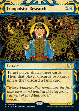 Compulsive Research (Foil Etched) [Strixhaven: School of Mages Mystical Archive] | Pegasus Games WI