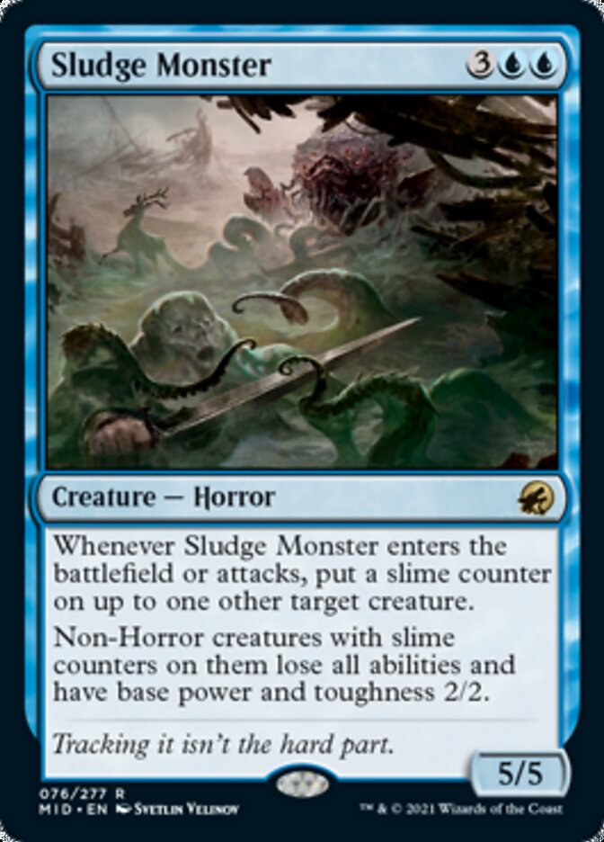 Sludge Monster [Innistrad: Midnight Hunt] | Pegasus Games WI