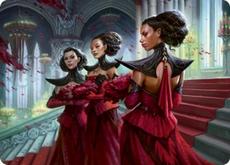 Olivia's Attendants Art Card [Innistrad: Crimson Vow Art Series] | Pegasus Games WI