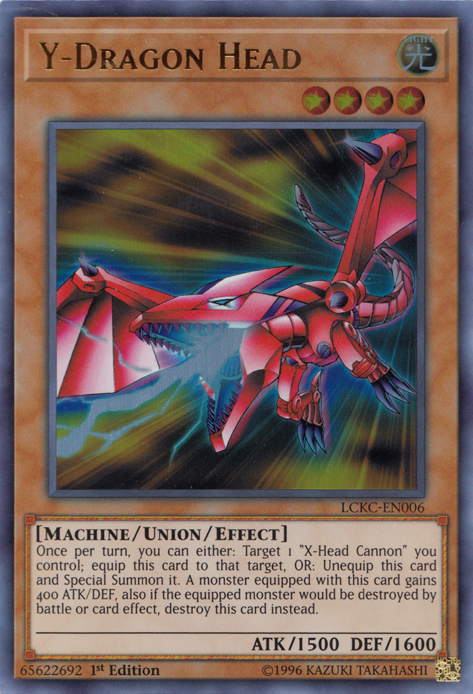 Y-Dragon Head [LCKC-EN006] Ultra Rare | Pegasus Games WI