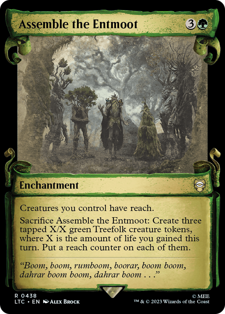 Assemble the Entmoot [The Lord of the Rings: Tales of Middle-Earth Commander Showcase Scrolls] | Pegasus Games WI