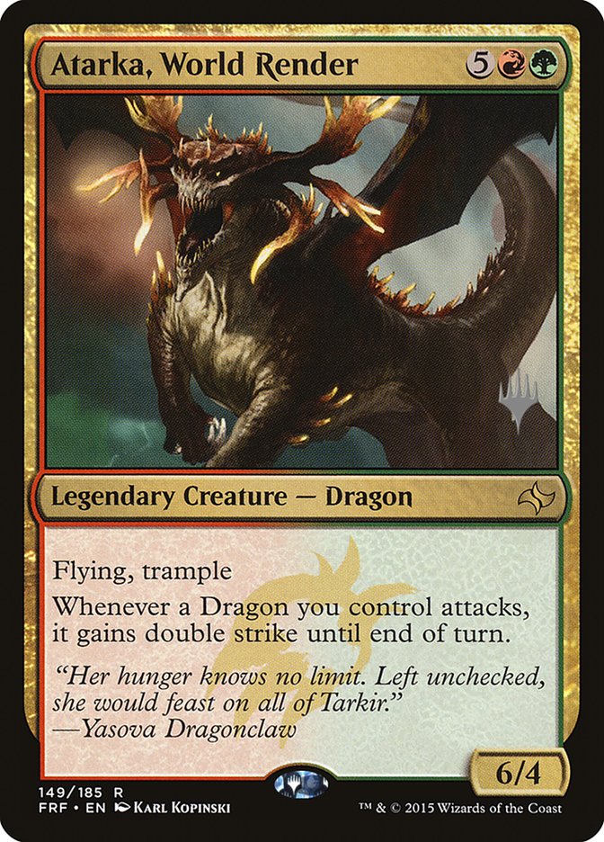 Atarka, World Render (Promo Pack) [Fate Reforged Promos] | Pegasus Games WI