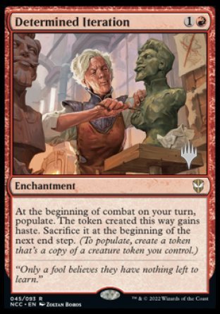 Determined Iteration (Promo Pack) [Streets of New Capenna Commander Promos] | Pegasus Games WI