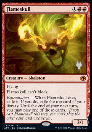Flameskull (Promo Pack) [Dungeons & Dragons: Adventures in the Forgotten Realms Promos] | Pegasus Games WI