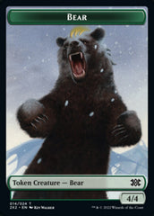 Bear // Phyrexian Golem Double-Sided Token [Double Masters 2022 Tokens] | Pegasus Games WI