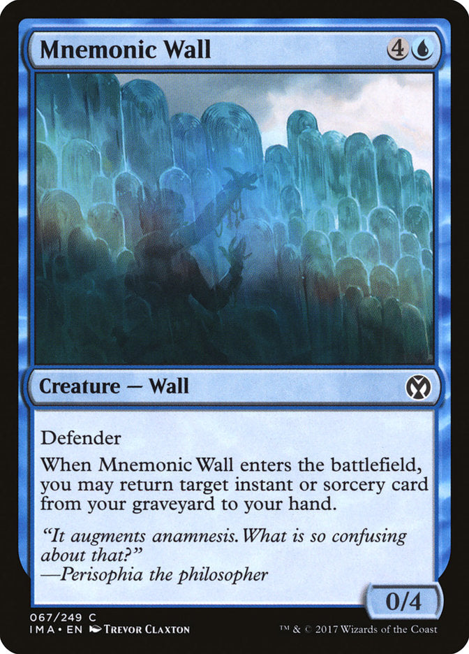 Mnemonic Wall [Iconic Masters] | Pegasus Games WI