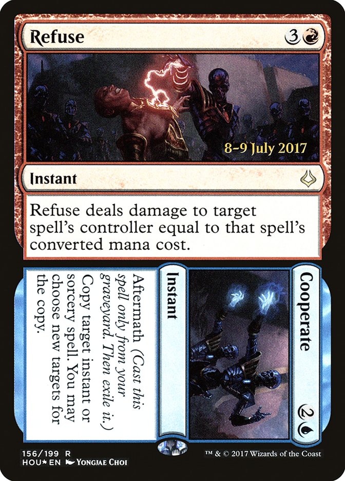 Refuse // Cooperate [Hour of Devastation Prerelease Promos] | Pegasus Games WI