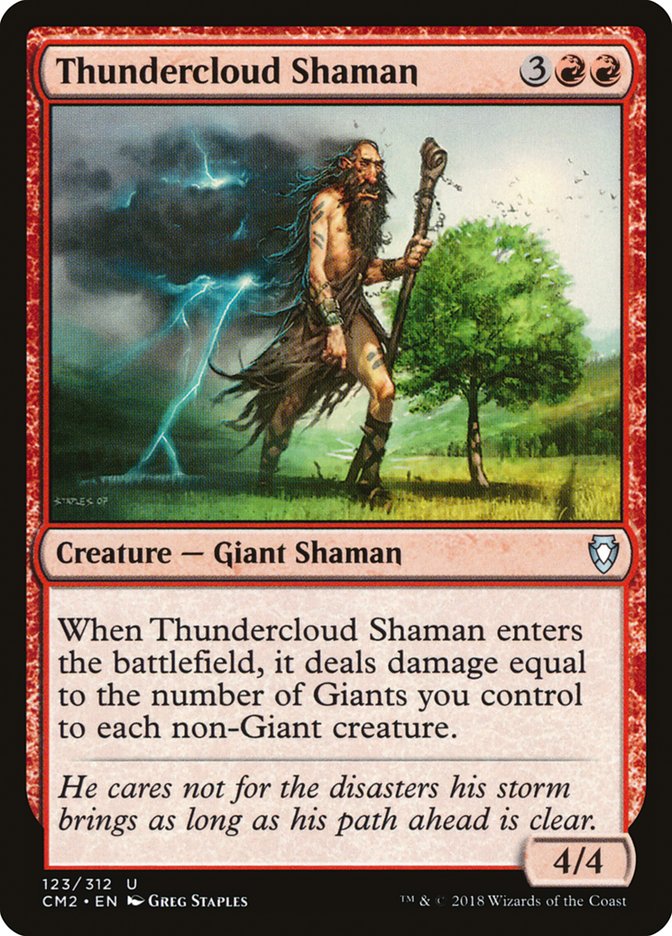 Thundercloud Shaman [Commander Anthology Volume II] | Pegasus Games WI