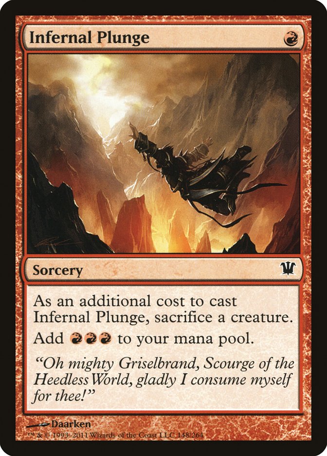 Infernal Plunge [Innistrad] | Pegasus Games WI