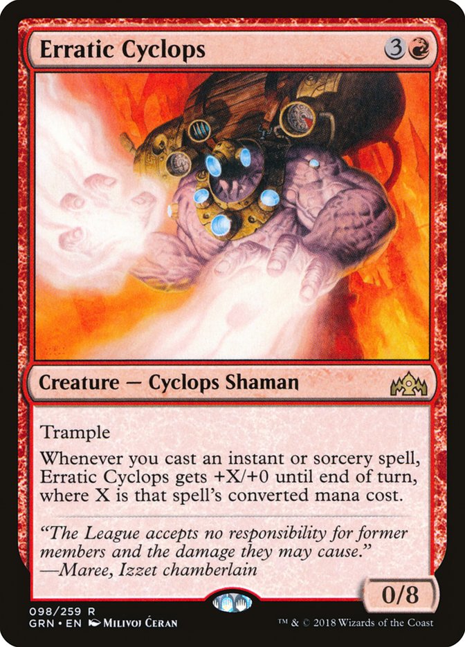 Erratic Cyclops [Guilds of Ravnica] | Pegasus Games WI