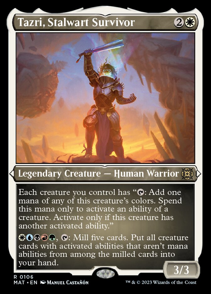 Tazri, Stalwart Survivor (Foil Etched) [March of the Machine: The Aftermath] | Pegasus Games WI