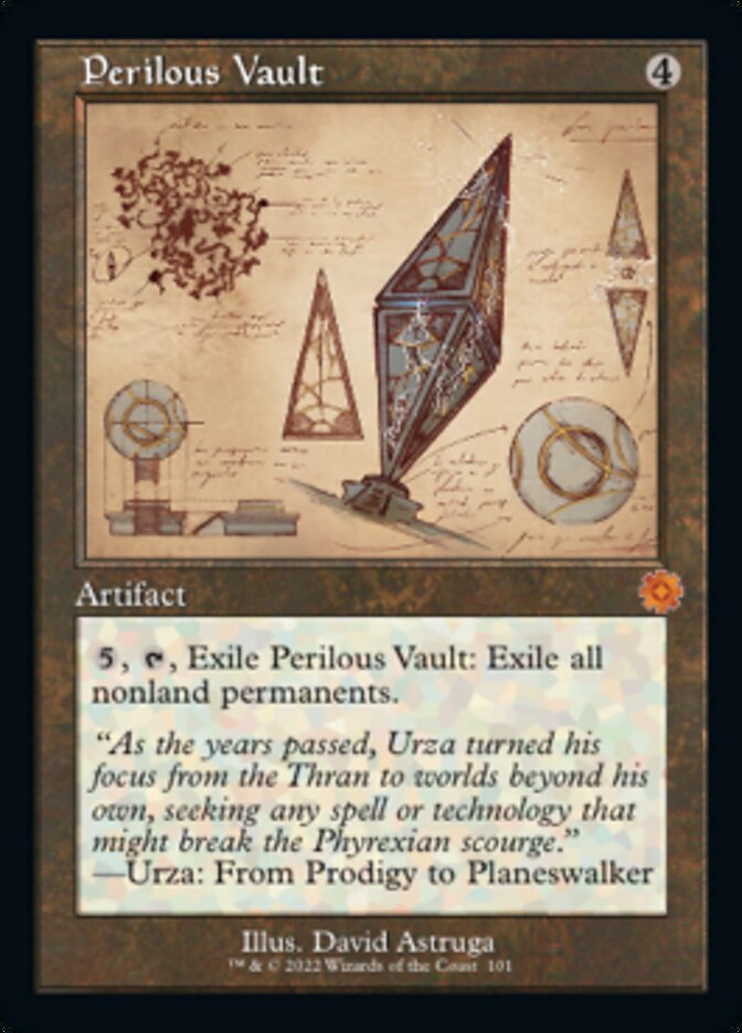 Perilous Vault (Retro Schematic) [The Brothers' War Retro Artifacts] | Pegasus Games WI