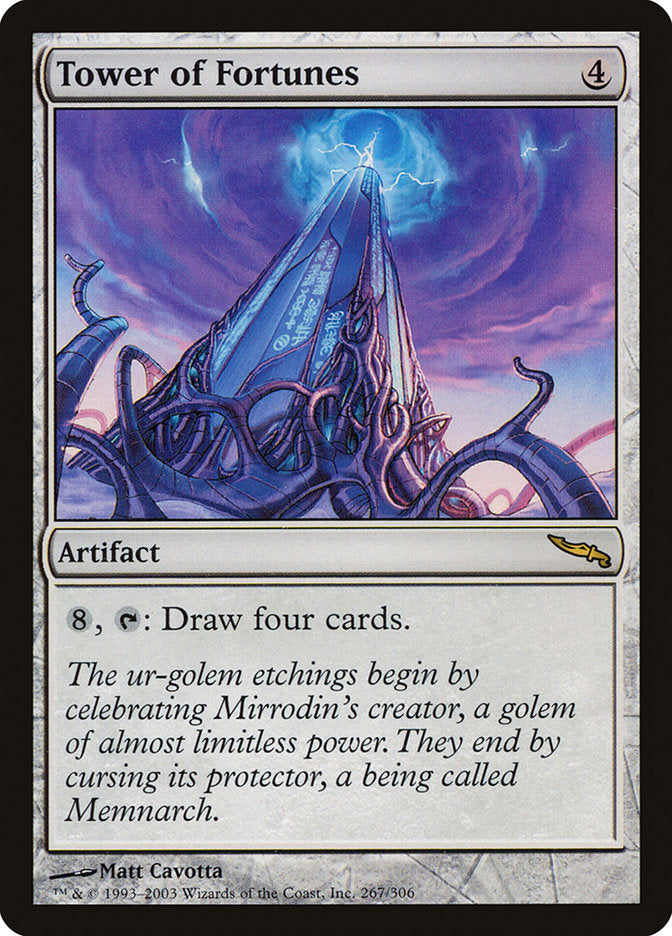 Tower of Fortunes [Mirrodin] | Pegasus Games WI