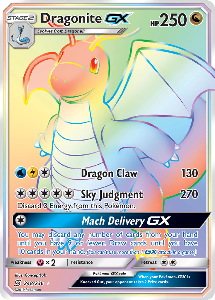 Dragonite GX (248/236) [Sun & Moon: Unified Minds] | Pegasus Games WI