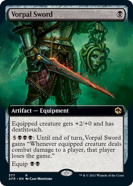 Vorpal Sword (Extended Art) [Dungeons & Dragons: Adventures in the Forgotten Realms] | Pegasus Games WI