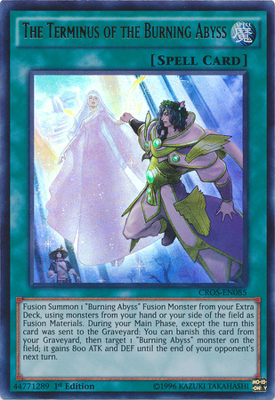 The Terminus of the Burning Abyss [CROS-EN085] Ultra Rare | Pegasus Games WI