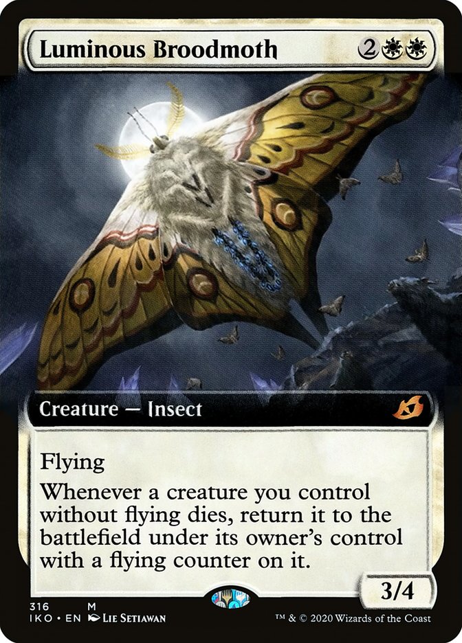 Luminous Broodmoth (Extended Art) (316) [Ikoria: Lair of Behemoths] | Pegasus Games WI