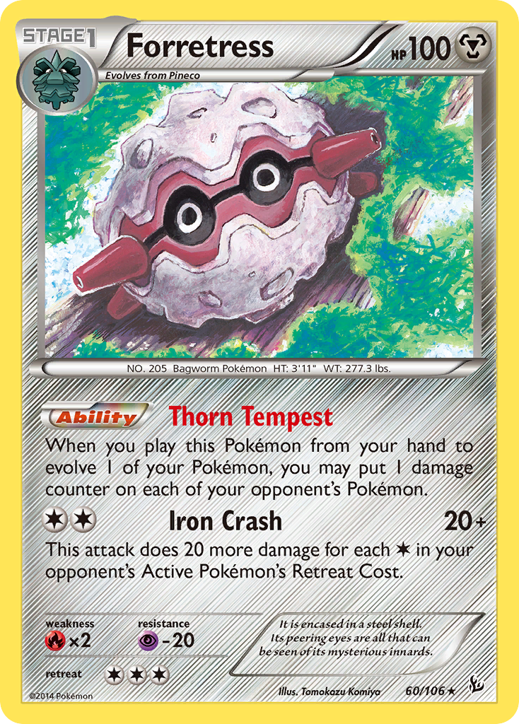 Forretress (60/106) [XY: Flashfire] | Pegasus Games WI