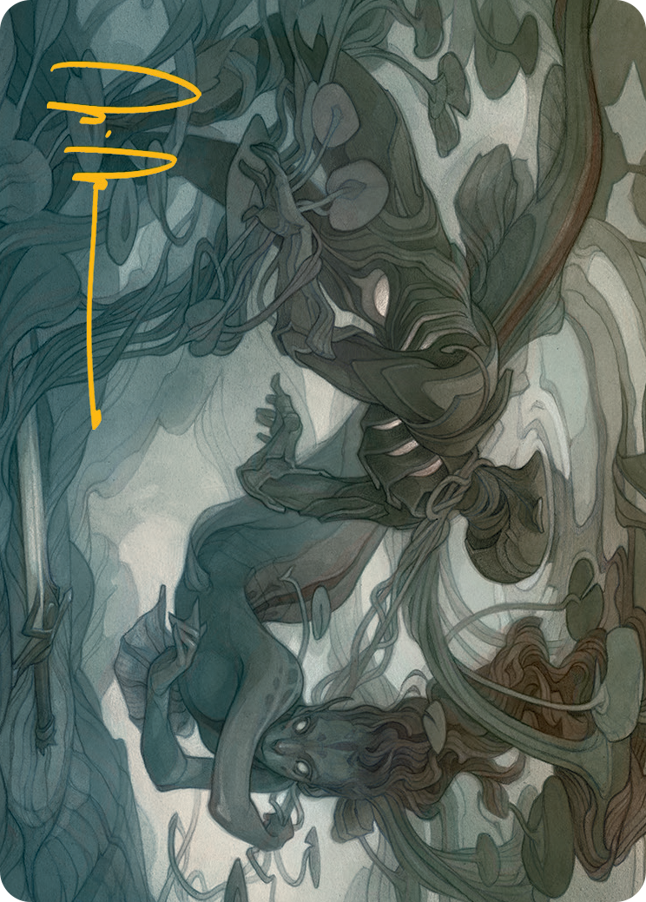 Emry, Lurker of the Loch Art Card (Gold-Stamped Signature) [March of the Machine Art Series] | Pegasus Games WI