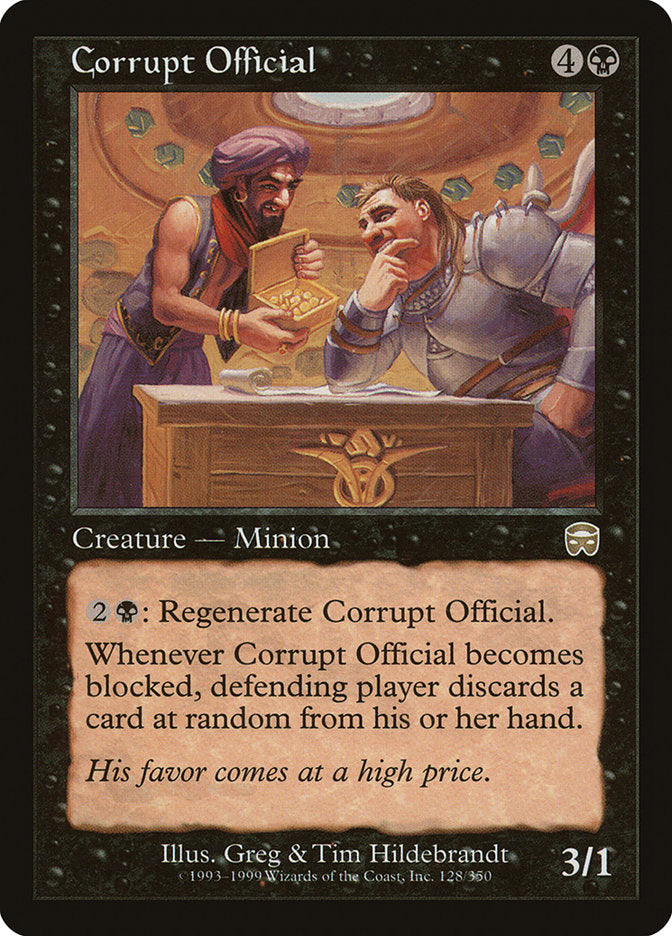 Corrupt Official [Mercadian Masques] | Pegasus Games WI