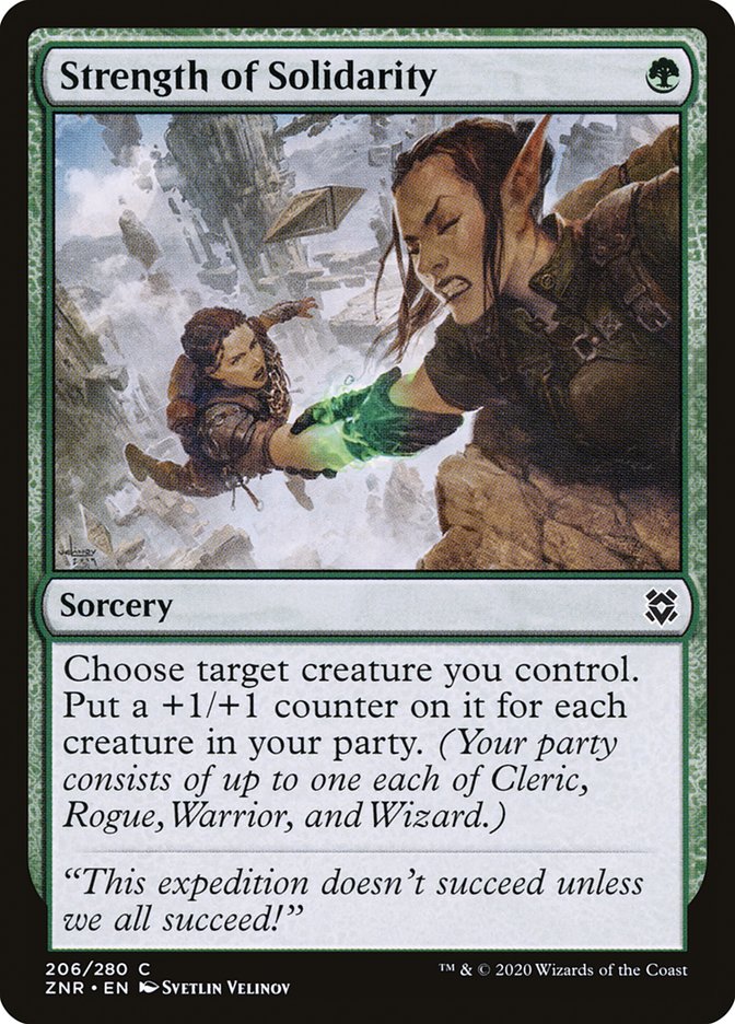 Strength of Solidarity [Zendikar Rising] | Pegasus Games WI