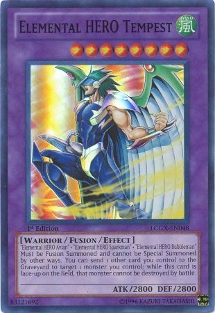 Elemental HERO Tempest [LCGX-EN048] Super Rare | Pegasus Games WI