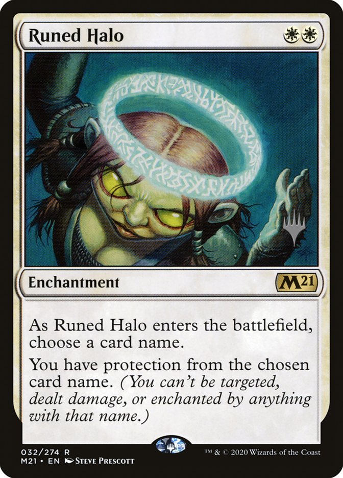Runed Halo (Promo Pack) [Core Set 2021 Promos] | Pegasus Games WI