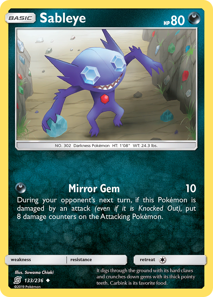 Sableye (133/236) [Sun & Moon: Unified Minds] | Pegasus Games WI