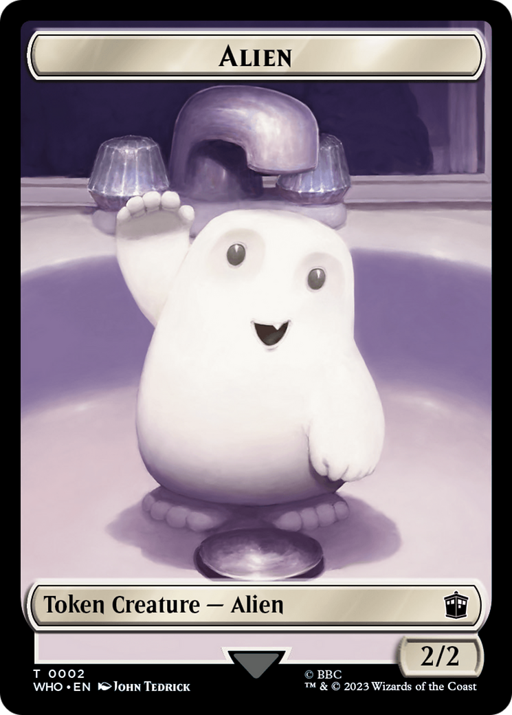 Alien // Treasure (0031) Double-Sided Token [Doctor Who Tokens] | Pegasus Games WI