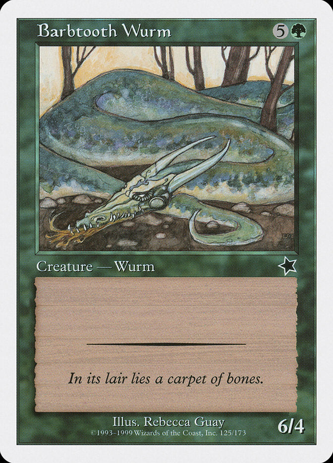 Barbtooth Wurm [Starter 1999] | Pegasus Games WI