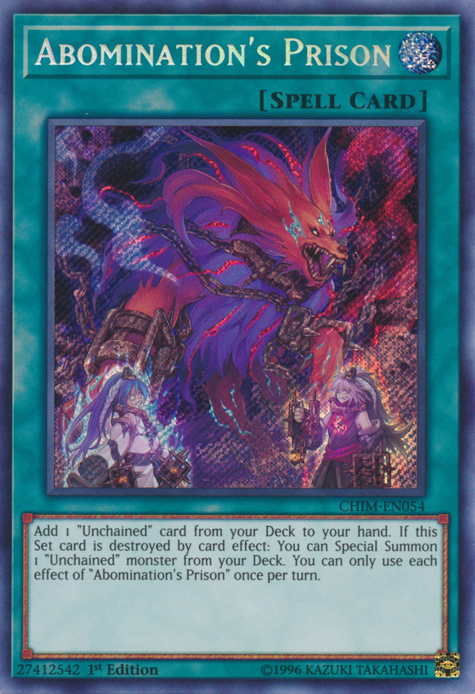 Abomination's Prison [CHIM-EN054] Secret Rare | Pegasus Games WI